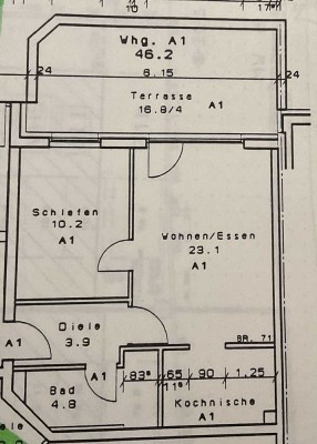 Schöne 2-Zimmer-Wohnung mit kleiner Terrasse in Grevenbroich Wevelinghoven