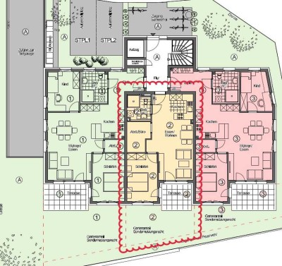 2,5-Zimmer, EG-Wohnung, barrierefrei mit EBK und Süd-Terrasse/Garten in Alfdorf (W2)