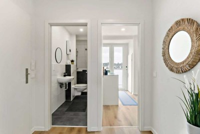 Hochwertig sanierte 2-Zimmer-Wohnung mit Balkon