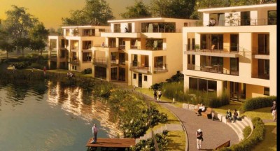 Wohnen am See in Siegburg 2-Zimmer-Wohnung 71 qm mit großer Terrasse