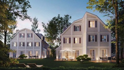 NEUBAU I Villenhälften in klassischer Architektur in Top-Lage nähe Pasinger Stadtpark