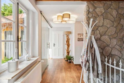 Luxuriös ausgestattetes Fachwerkhaus mit Gartenoase und Spa-Bereich in Königslutter