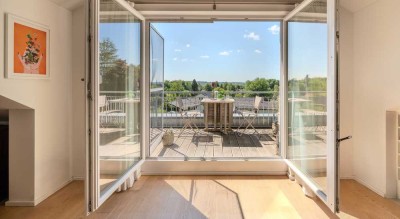 Moderne 3-Zimmer-Dachgeschosswohnung mit Weitblick