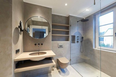 Luxuriöse Neubauwohnung mit Terrasse und Garage