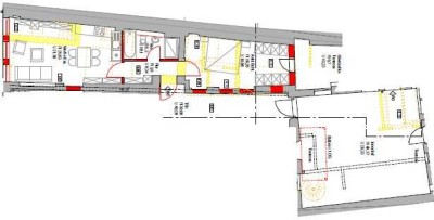 Stilvolle denkmalgeschützte neue 2-Zimmer EG Wohnung m. Terrasse und Einbauküche in Augsburg Zentrum