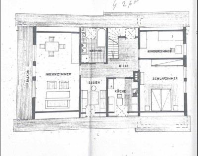 4 Zimmer DG-Wohnung mit EBK und Balkon + Garten  in Rasch bei Altdorf