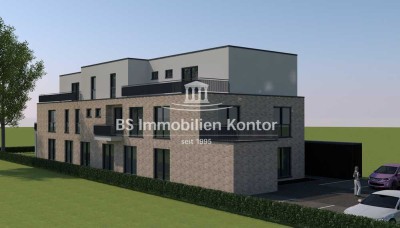 Rhauderfehn! Neubau EG-Wohnung Nr. 2 mit Terrasse u. Stellplatz in zentraler Wohnlage!
