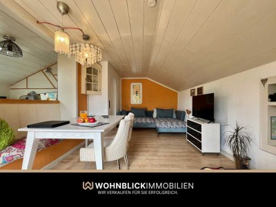 ** Sonnige 3.-Z. DG-Wohnung mit Balkon und Garten**
