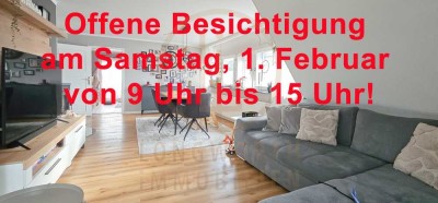 Maisonette mit Doppelgarage und großer Dachterrasse im Bieterverfahren