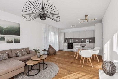 Erstklassiges Wohnen: Vollmöbliertes 3-Raum-Apartment im Neubau