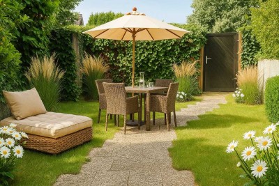 Gepflegtes Reihenmittelhaus mit Gartenblick u. Garage - Sommerfeeling inklusive