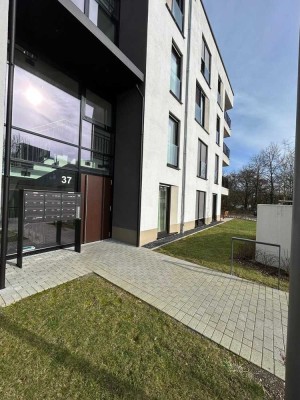 Wohnen im "RÜBOGEN", barrierefreie Erdgeschosswohnung mit Terrasse und TG-Stellplatz