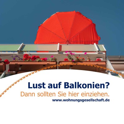 Stadtrandlage mit Südbalkon