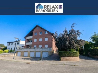 Helle Erdgeschosswohnung mit Terrasse und Garage im Blumenviertel