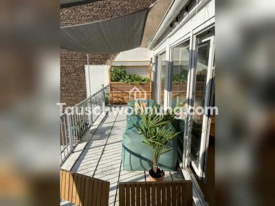 Tauschwohnung: Perle in Bickendorf | Maisonette mit großer Dachterrasse