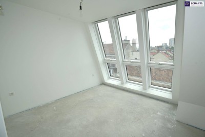 Preisreduktion! Genießen Sie den Weitblick über die Dächer Wiens – 3-Zimmer-Dachgeschosswohnung mit sonnigem Balkon - nahe Hauptbahnhof