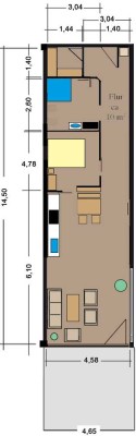 2 Raum Traumwohnung mit fantastischer Sicht und große Terrasse
