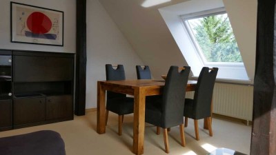 Gepflegte, voll möblierte 3-Zimmer-Dachgeschosswohnung