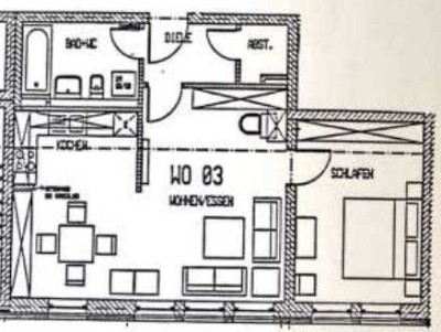 Schöne und helle 2-Zimmer-Erdgeschoss-Wohnung in Bester und Ruhiger Lage in Mainz