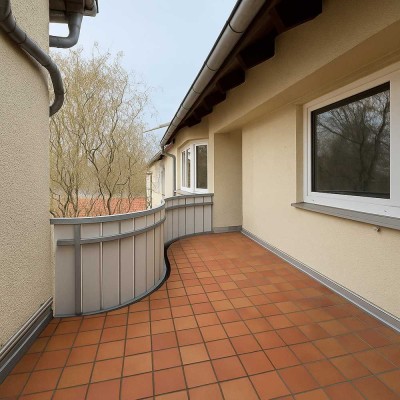 4-Zimmer-Wohnung mit großem Balkon in ruhiger Wohnlage
