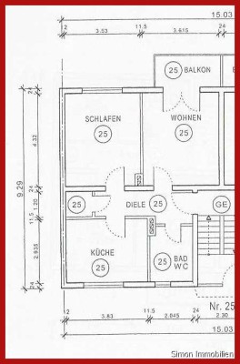 Möbliert Hochparterre Wohnung mit Balkon - ideal für Pendler