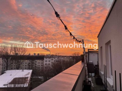 Tauschwohnung: Penthouse Lichtenberg gegen Wohnung im Westen - Landeseigene