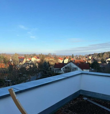 2- Raum Wohnung mit Atelier und Dachterrasse - Weitblick bis Potsdam - ruhige Lage von Caputh !