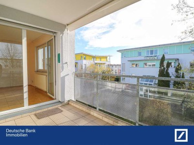 Attraktive 3-Zimmer-Wohnung mit großer Süd-West-Terrasse und 2 Tiefgaragen im Muthenhölzle, Neu-Ulm