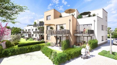 NEUBAU in Eggenstein: Letzte Gelegenheit Barrierefreie  3,5 -Zimmerwohnung mit Balkon