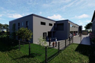 Baubeginn erfolgt! Neubau-Erdgeschosswohnung mit Garten & separatem Eingang