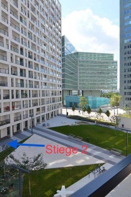 Moderne Wohnung zum Verkauf in der Donau City – Voll möbliert mit Balkon/Terrasse &amp; schönem Ausblick