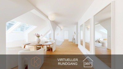 Bezaubernde Dachgeschosswohnung | Erstbezug nach Sanierung | Klimaanlage | Terrasse | Lift