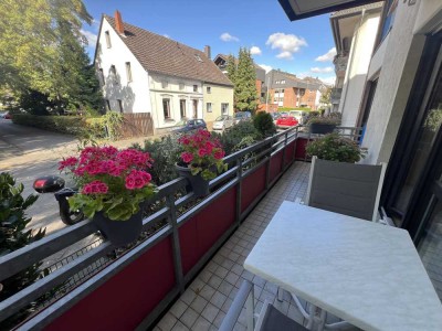 Gemütliche 3 Zi-ETW mit Südwest-Balkon im EG/ Hochparterre, fußläufige Nähe der Hildener Innenstadt