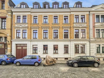 Lichtdurchflutete 2-Zimmer-Wohnung im sanierten Gründerzeitbau in zentraler Leipziger Lage