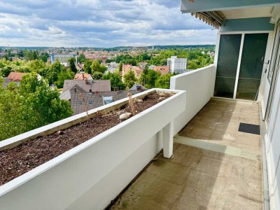 Über den Dächern von Oberasbach / Zirndorf  - 1-Zimmerwohnung mit großem Balkon und TG-Stellplatz