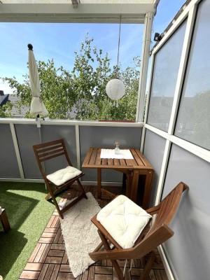 2-Zi.-Wohntraum Südstadt: Balkon, Stauraum, große Küche & Homeoffice – ruhig zum Innenhof!