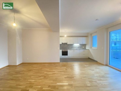 Wohnen im Mautner-Markhof nahe S-Bahn - Große Innenhof-Loggia, Einbauküche und luxuriöses Bad! GEMEINSCHAFTLICHE DACHTERRASSE!