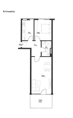 Geräumige, vollständig renovierte 2-Zimmer-Wohnung zur Miete in Dingolfing