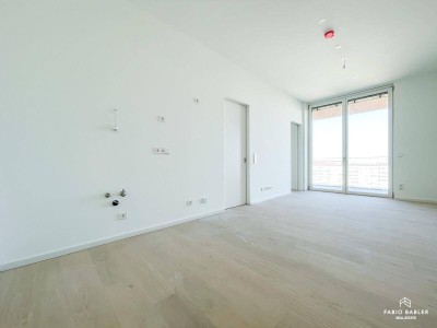 PROVISIONSFREI - NEUBAU - ERSTBEZUG | Wohnen mit Stil und Natur vor der Tür samt Balkon | mit hochwertiger Tischlerküche
