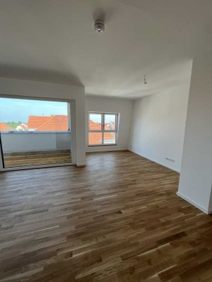 Neubau - exklusive 3-Zimmer im Dachgeschoss mit Einbauküche, Balkon mit Blick über Leipzig