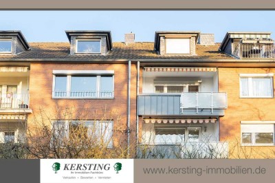 Krefeld-Uerdingen! Hübsche 2-Zimmer-Eigentumswohnung mit schöner Sonnen-Loggia und Einzelgarage!