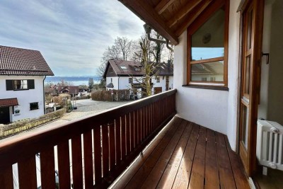 Exklusives Wohnen mit Seeblick - Maisonettewohnung mit Garten in Tutzing