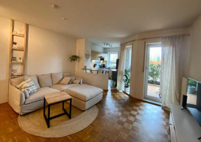 Gepflegte Terrassenwohnung mit zwei Zimmern in Heppenheim