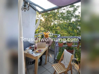 Tauschwohnung: Helle, gemütliche Wohnung mit Giraffen-Blick