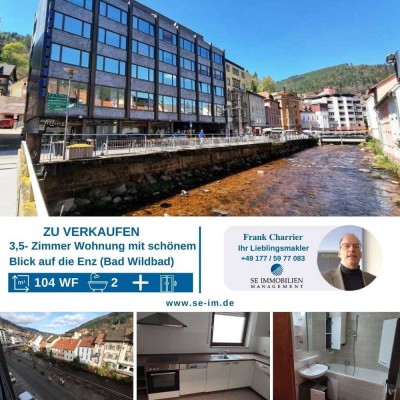 Große 3 Zimmer Whg. mit schönem Blick auf die Enz