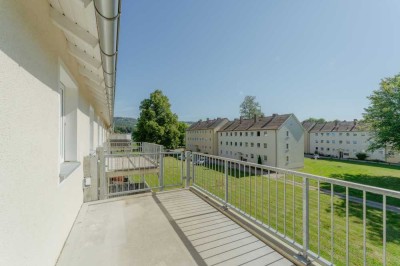 Gemütliche, kernsanierte 2- Zimmerwohnung mit Balkon in Weidenberg