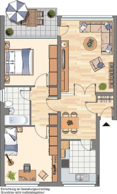 3-Zimmer-Wohnung in Recklinghausen Ost