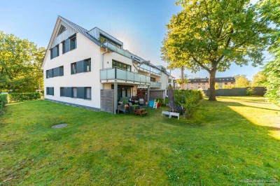 Buchholz - sonnige Terrassenwohnung mit Gartenanteil, fußläufig in die Innenstadt
