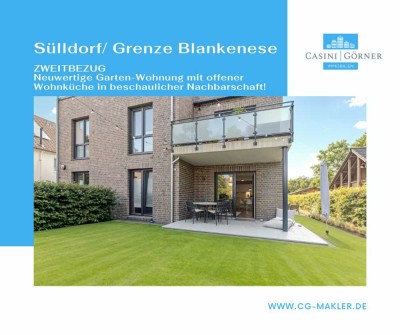 Sülldorf/ Grenze Blankenese - ZWEITBEZUG - Neuwertige Garten-Wohnung mit offener Wohnküche!