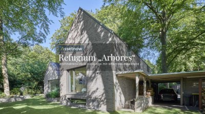 Architektenvilla in Hanglage mit altem Baumbestand - "Refugium Arbores" - Aumühle